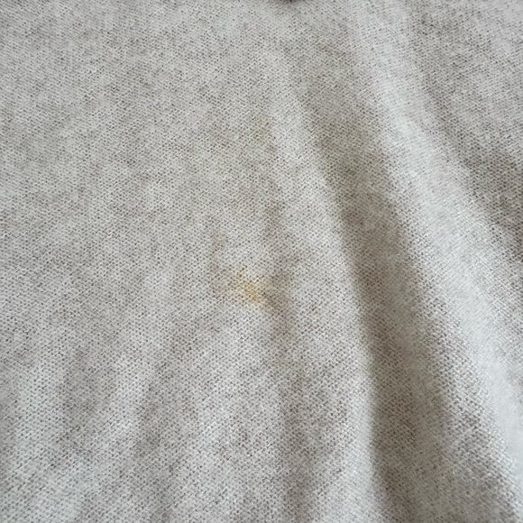 Free People Love Like This Pullover Cashmere V-Neck Cream Sweater Size XS - Picture 6 of 6